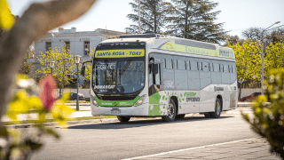 Prueban un bus sustentable en La Pampa
