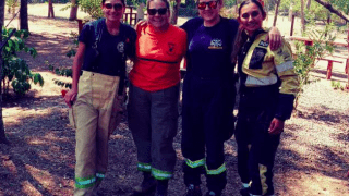 Cuatro bomberas pampeanas en Misiones