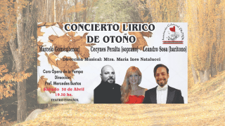 Concierto Lírico de Otoño en el Teatro Español