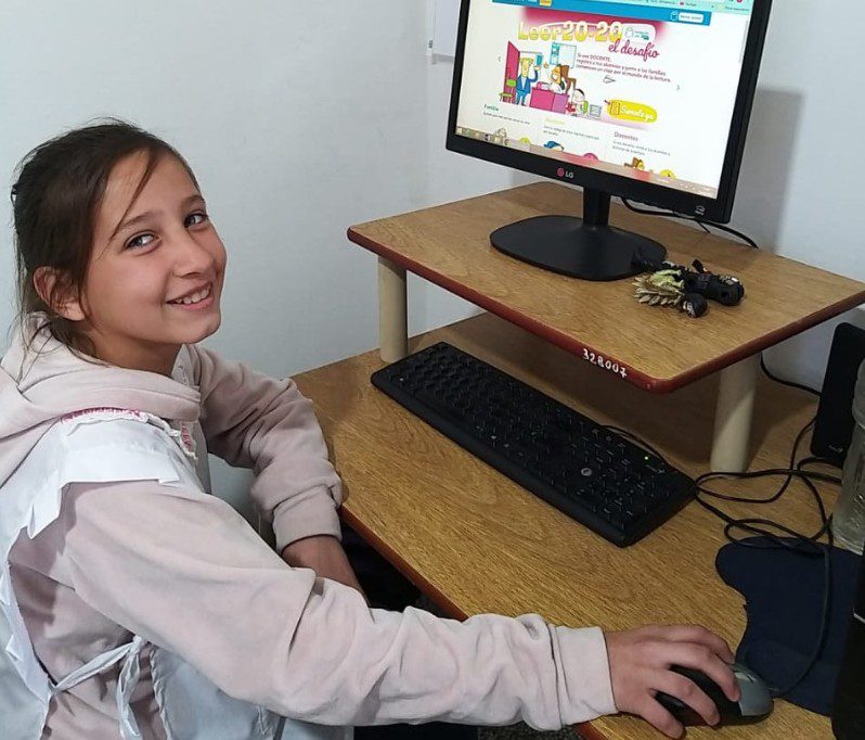 Tiene 11 años, leyó 200 libros, y se convirtió en la niña más lectora de La Pampa