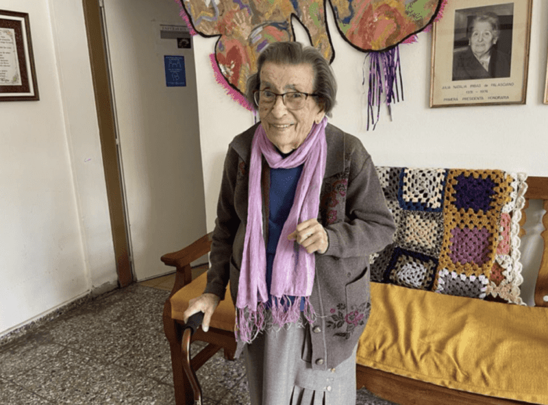 Falleció Teresita Homs a los 100 años -y medio-