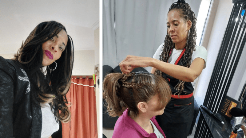 Una dominicana en La Pampa: peluquería Mirel