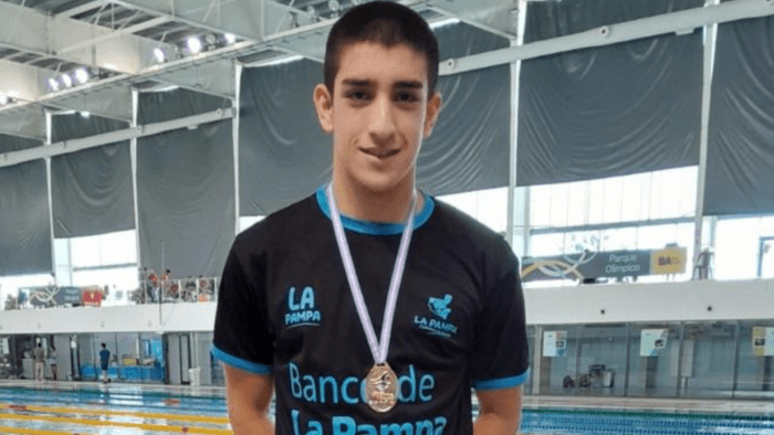 El pampeano Gramajo, Campeón Argentino de Natación