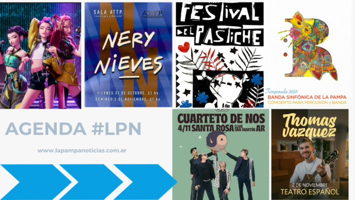 Agenda cultural del 30 de octubre al 5 de noviembre