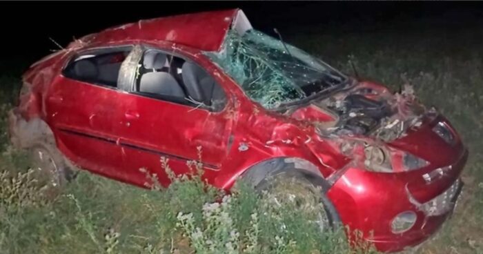 Siniestro fatal: murió un conductor tras despistar y volcar en la Ruta Provincial 4