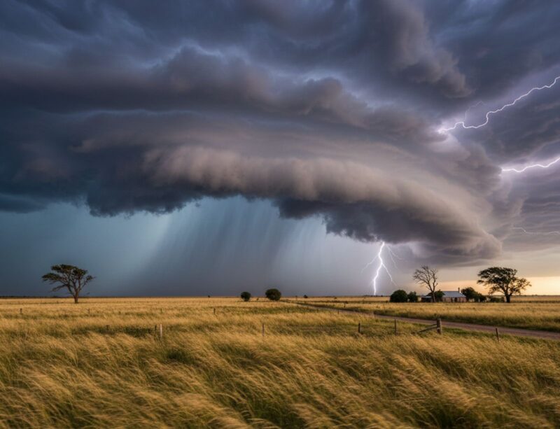 La Pampa bajo alerta: se esperan fuertes tormentas y ráfagas de viento para este viernes