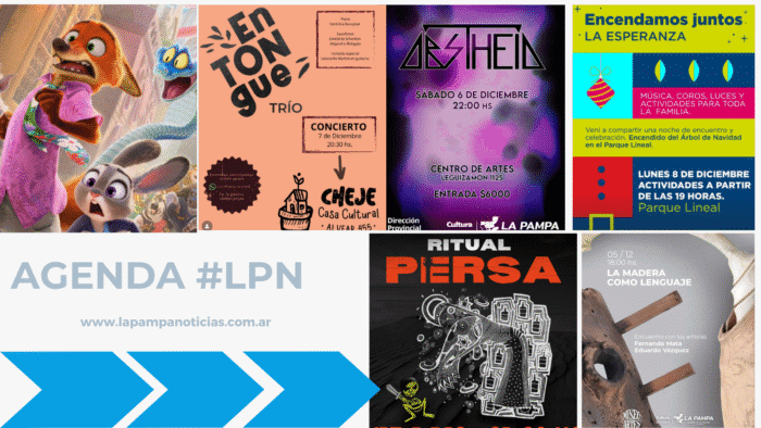 Agenda cultural del 5 al 10 de diciembre