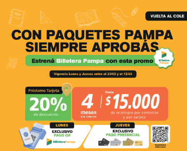 Banco de La Pampa lanzó la promoción Vuelta al Cole