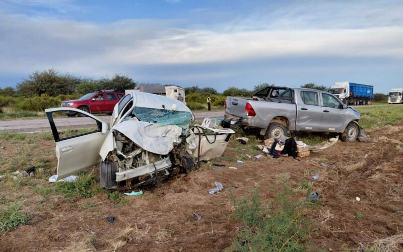 Choque fatal frontal