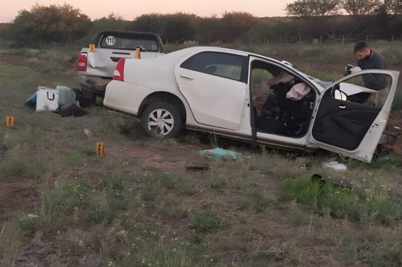 Choque fatal frontal