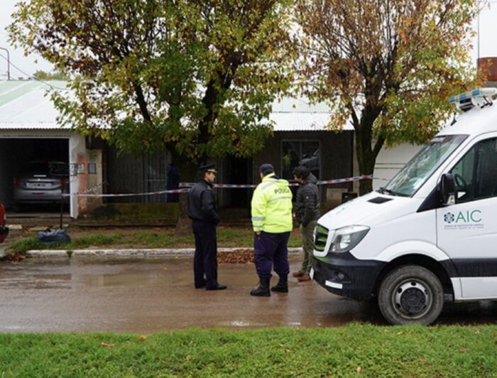 Mujer muerta en Castex