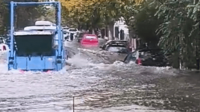 Viernes de caos en Santa Rosa: inundaciones, evacuados y destrozos tras un violento temporal