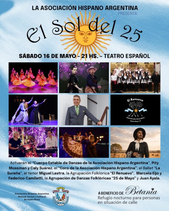 Gala Solidaria: El Sol del 25, a beneficio del hogar Betania