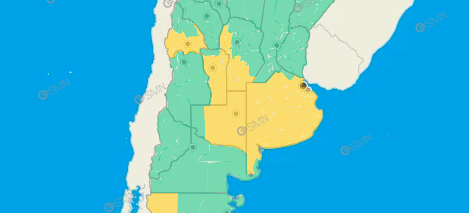 Alerta amarillo del SMN