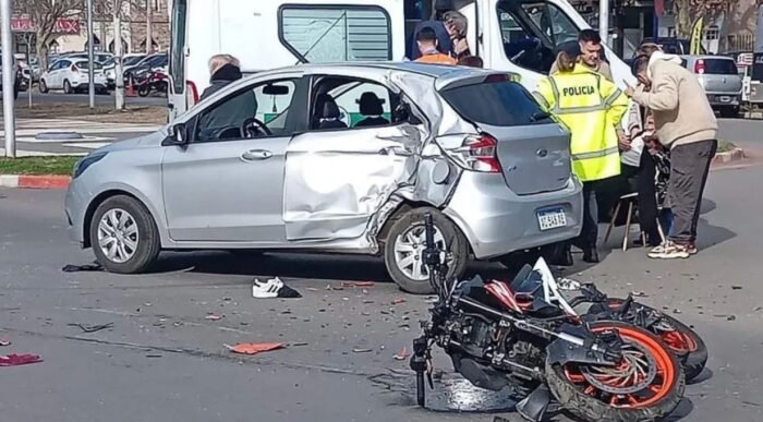 Murió el motociclista