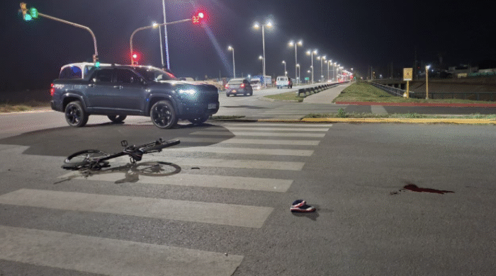 Tragedia en General Pico: falleció el ciclista que había sido embestido en la Ruta 1