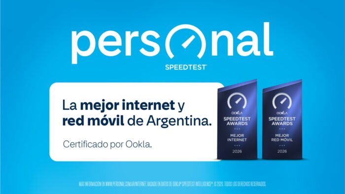 Personal recibe el premio a la mejor internet y red móvil de la Argentina