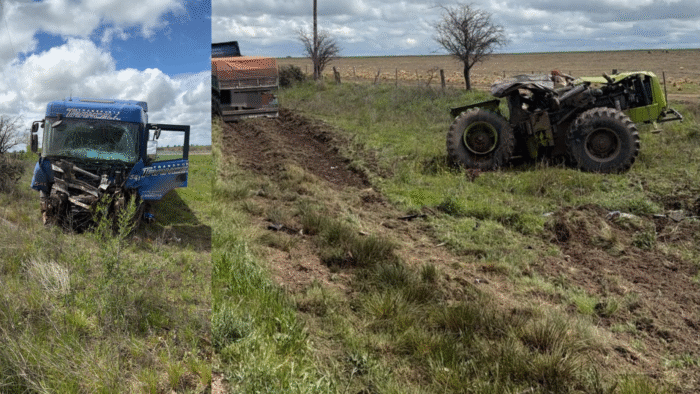 Murió un tractorista en la Ruta 18 tras un siniestro vial