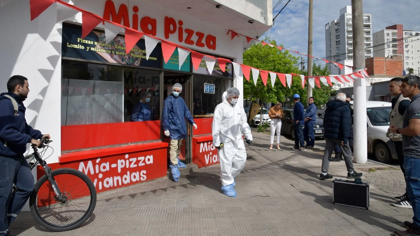 Explosión en una pizzería